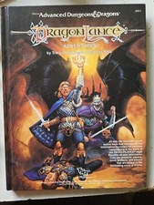  AD&D Advanced dungeon and & dragons book 1st 1E edition Dragonlance Adventures