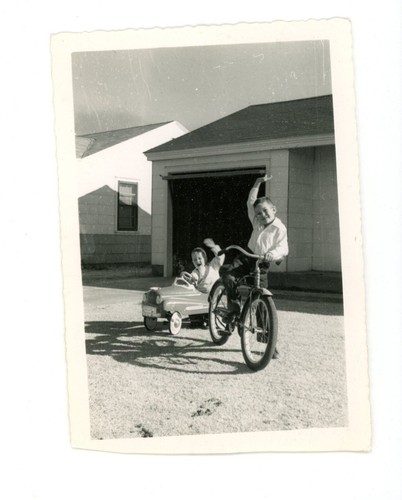 Boys with bicycle - , and
