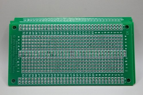 Breadboard style pcb - pcb, 520