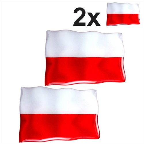 Poland polish polska waving - 2x,