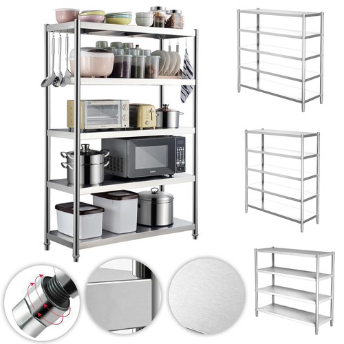Stainless steel kitchen - kitchen, shelf