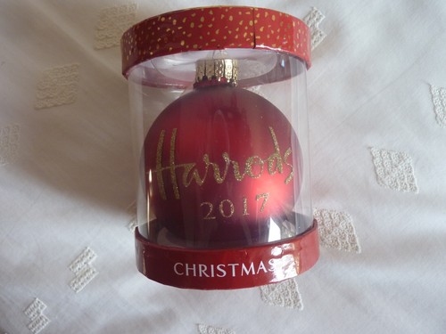 Harrods christmas bauble 2017 - harrods,