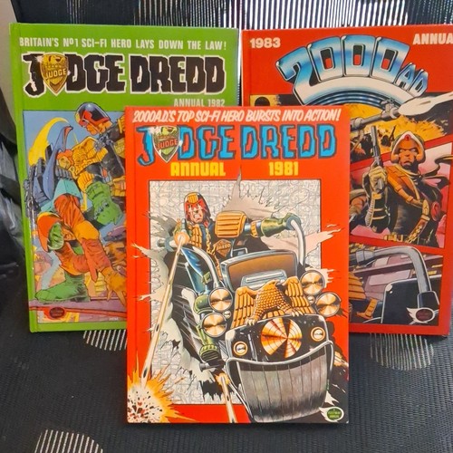 Judge dredd annuals lot 1981 - judge,