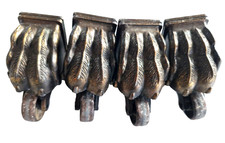 SET of 4 BRASS RECLAIMED