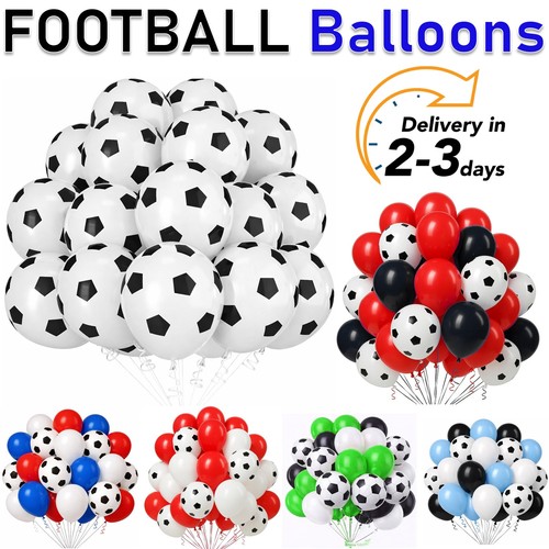 Football printed balloons - 12",