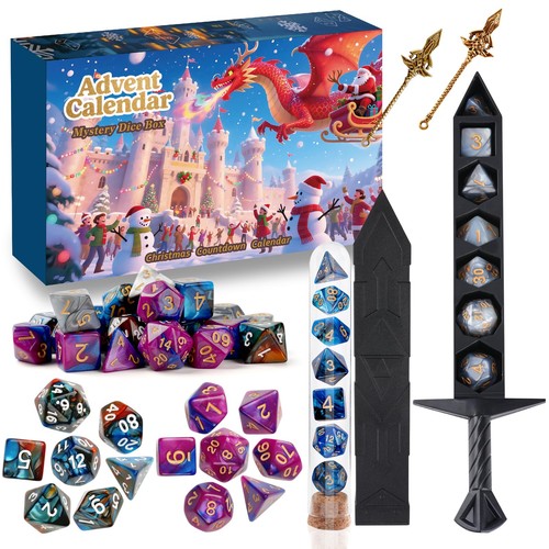 Dnd dice set advent - dnd,