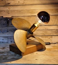 Brass Boat Propeller Lamp