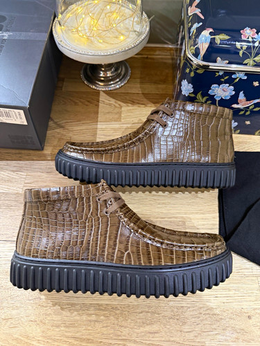 Clarks torhill brown - clarks, croc