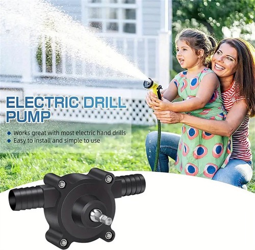 Electric drill driven liquid - electric, drill-driven