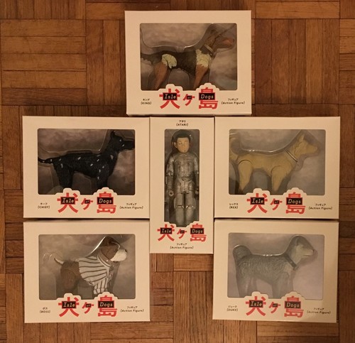 Isle dogs set of six - dogs:,