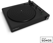 Victrola Stream Onyx Turntable Vinyl Record Player Works with Sonos VPT-2000-BLK