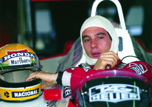 Ayrton senna colour poster 1 - ayrton,