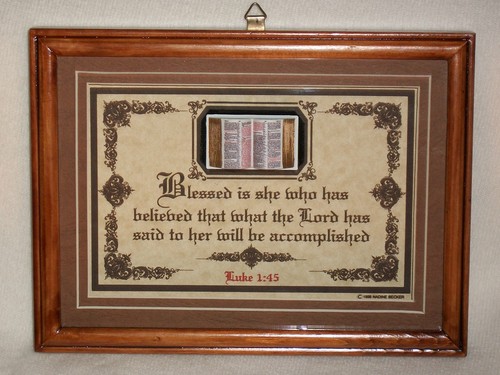Blessed she who has - is,