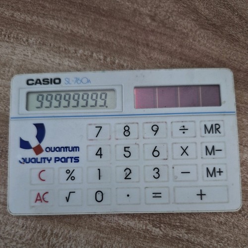 Vintage 1980s casio 760a - vintage, sl-760a