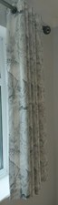 Laura Ashley Tregaron Silver Curtains 326 W X 137 D Silver Eyelet VGC