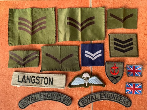British army cloth rank - british,