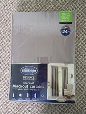 Blackout Thermal Pencil Curtains Mink- Silent night Deluxe Collection Cheap