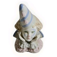 Clown Head Bust Figure The Leonardo Collection Ornament Rare