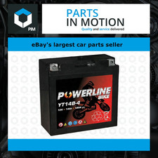 YT14B-4 SEALED AGM MOTORCYCLE BATTERY REPLACES CT14B-4 GT14B-4 YT14B-BS