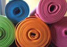 THICK FELT BY SQUARE METRE 100cm x 100cm SALE CLEARANCE blended wool 3mm