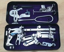 Vintage SINGER 221/222k FEATHERWEIGHT sewing machine black box attachments.