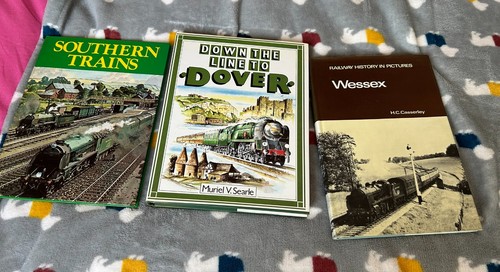Steam railway train books - 3,