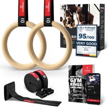 Gymnastic Rings Set Wood +