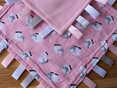 Pink lambs sensory taggy - sensory,