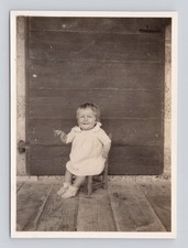 Old B&W Photo Baby Girl
