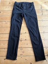 J BRAND Women's Black Shadow Skinny Jeans Size 27 Stretch UK 8-10