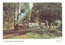 Postcard, Romney Hythe & Dymchurch Railway