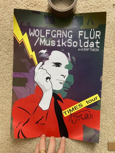 Signed wolfgang flur kraftwerk - wolfgang,