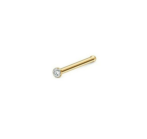 Nose stud stainless steel - stainless,