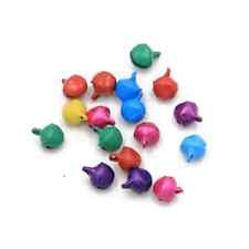 Mini Colourful Metal Jingle Bells Pendant Bead Charmss Craft Jewellery Making