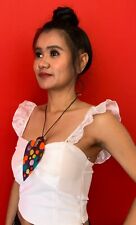 One Button Necklace - Poly