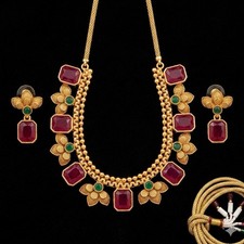 Indian Jewellery Set Gold Tone