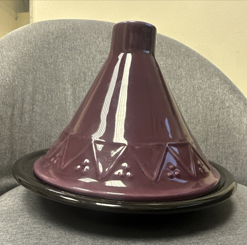 Large purple and black glazed - large,