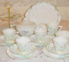 Art Deco Bone China Tea Set