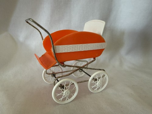 Vintage orange white doll - vintage,