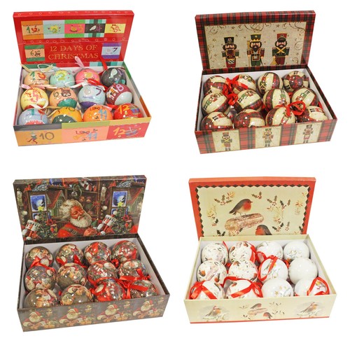 Box christmas baubles - box,