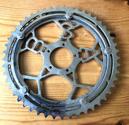 Bsa 46t chainring set - 49/46t, set,