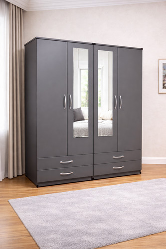 Ready assembled grey door - assembled, 4