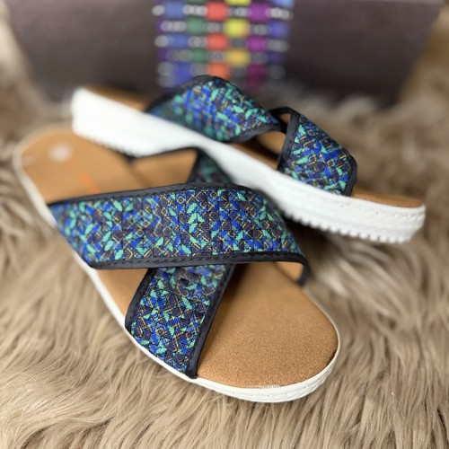 Bernie mev blue mosaic - blue,