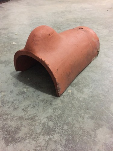 Spanish clay roof tile with - clay,