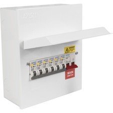 Axiom Metal Consumer Unit + 6