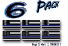6 Pack Thin Blue Line Police