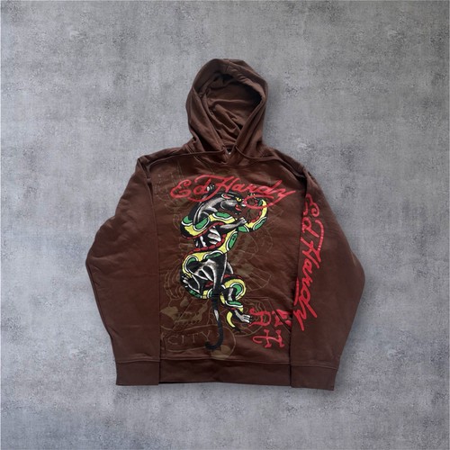 Hardy hoodie brown - hardy,