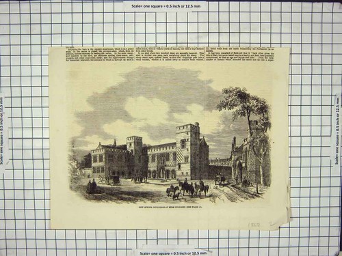 Original old antique - antique, print