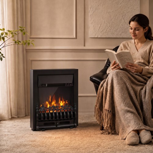 Electric fireplace stove - fireplace,