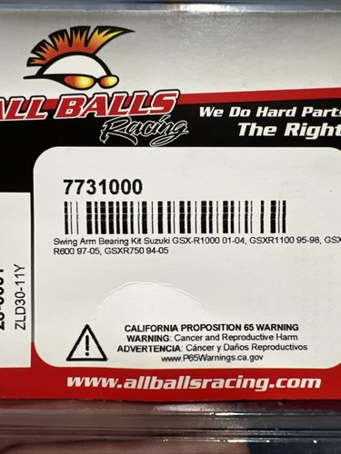 Gsxr swingarm bearing kit - gsxr, all